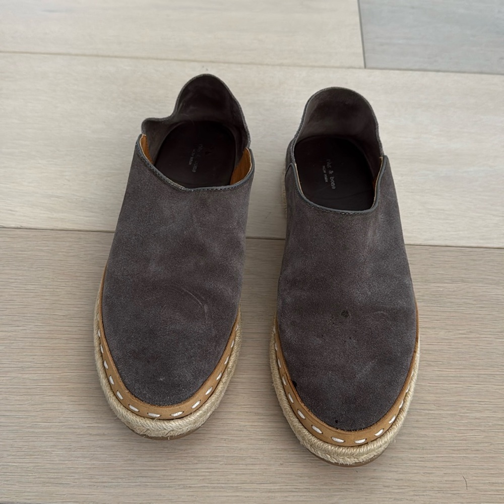 Rag & Bone | Canyon Flat Suede Espadrille Slip-on Shoe EUR36